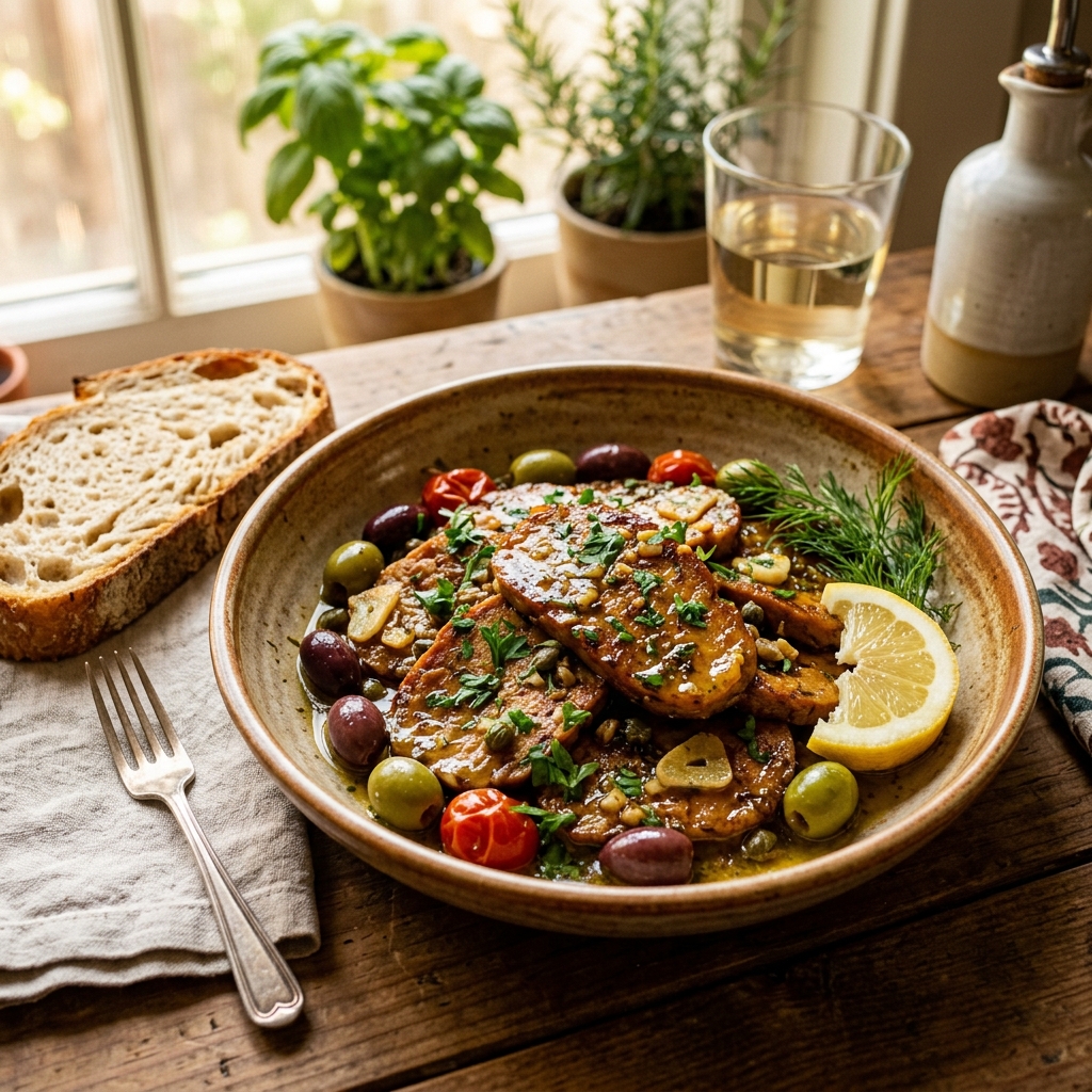 Quick Mediterranean Seitan